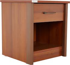 Godrej Interio Bedside Table – Engineered Wood (Walnut Finish)