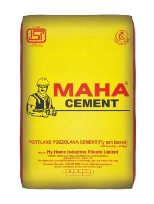 Maha Cement – Portland Pozzolana Cement (PPC) 50 Kg Bag